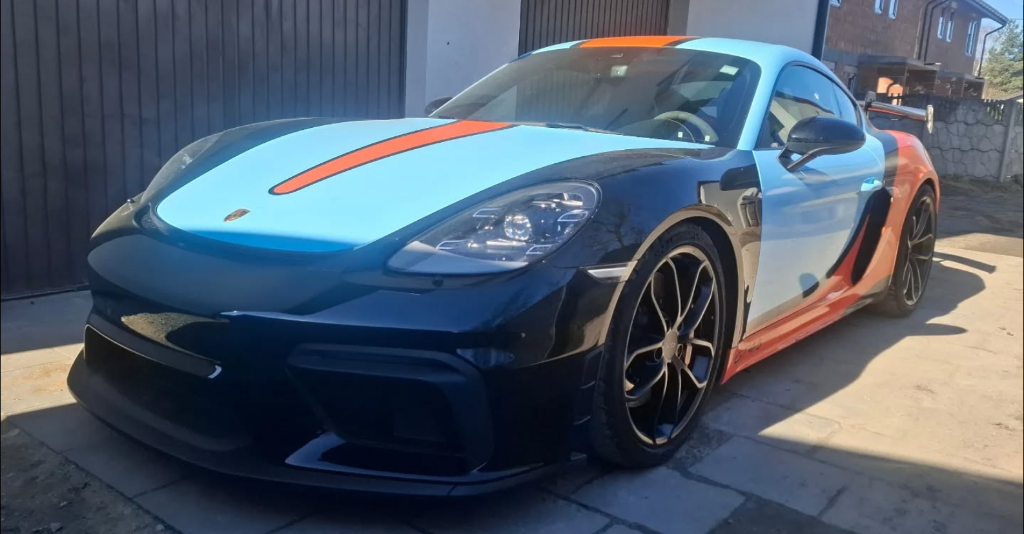 Porsche Cayman GT4 2022 Konwersja USA M-Coding